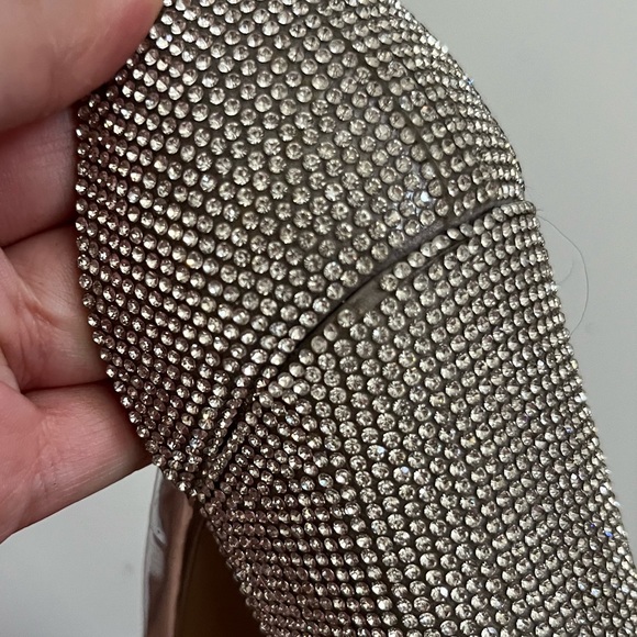 Steve Madden CARRSON-R CRYSTAL Chunky Heel Full Rhinestone Glam - Picture 12 of 12